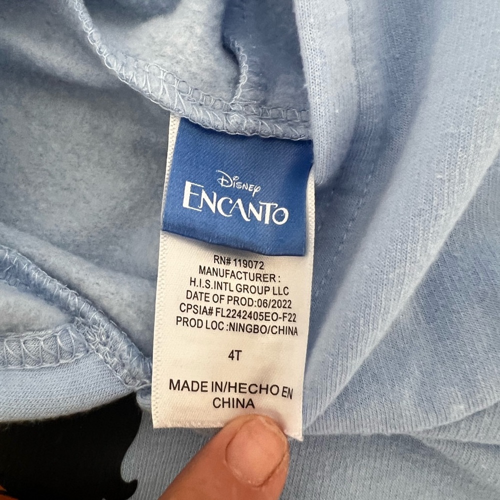 Disney Encanto set hoodie + sweatpants size 4T - Picture 4 of 5